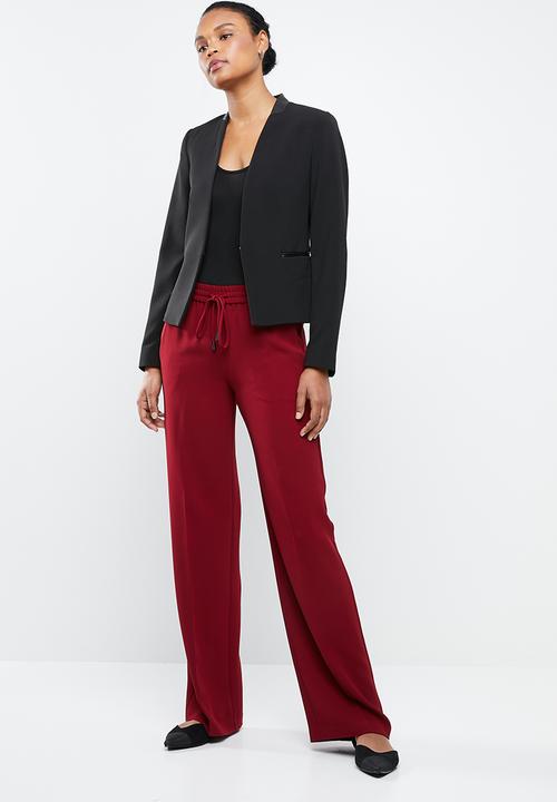 MANGO - Inside lapel blazer - black