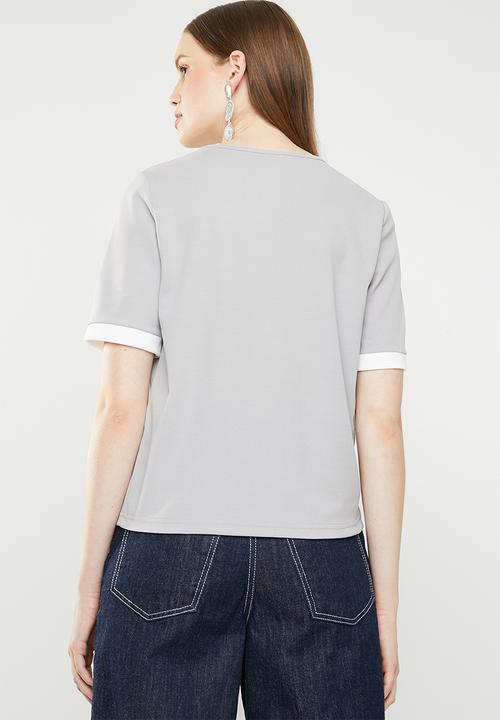 STYLE REPUBLIC - Athleisure T-shirt - grey