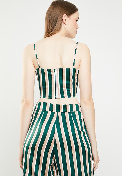 STYLE REPUBLIC - Cropped strappy top - multi