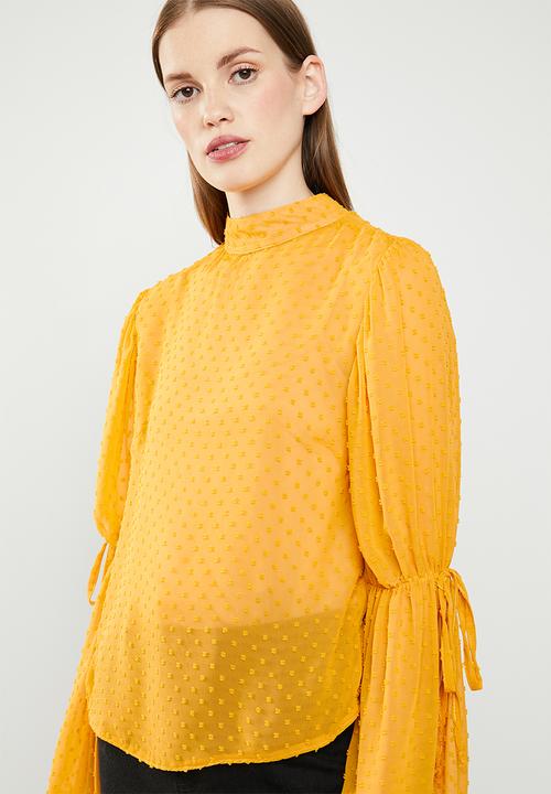 STYLE REPUBLIC - Volume sleeve blouse - yellow