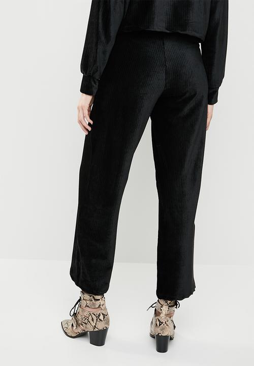 Superbalist - Velour culottes - black