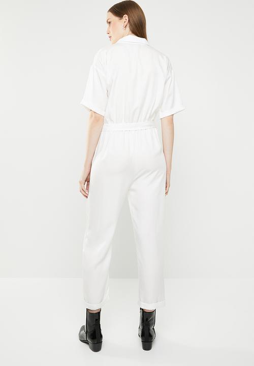 Superbalist - Utility style jumpsuit - white