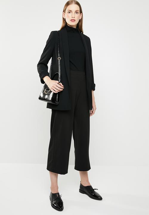MANGO - Shawl collar blazer - black