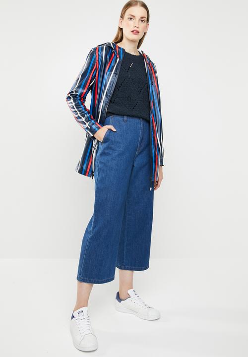 ONLY - Yasmin long sleeve structure pullover - navy