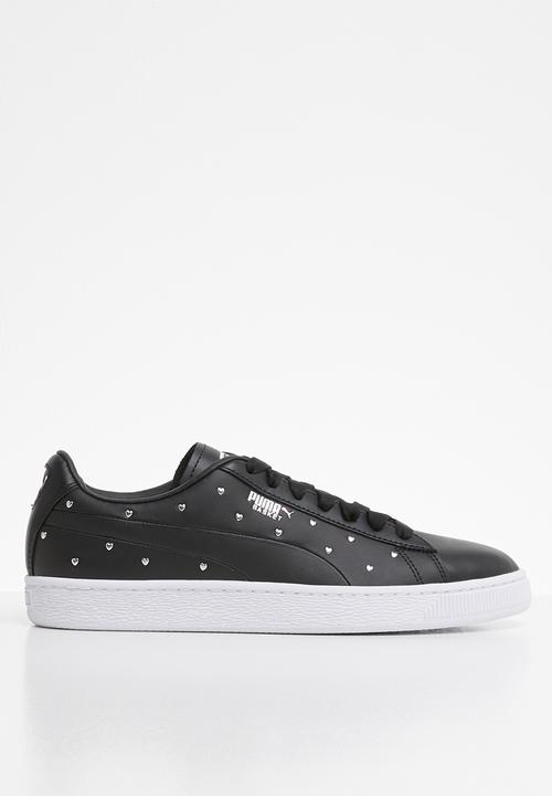 PUMA - Basket Studs - Puma black-Puma silver