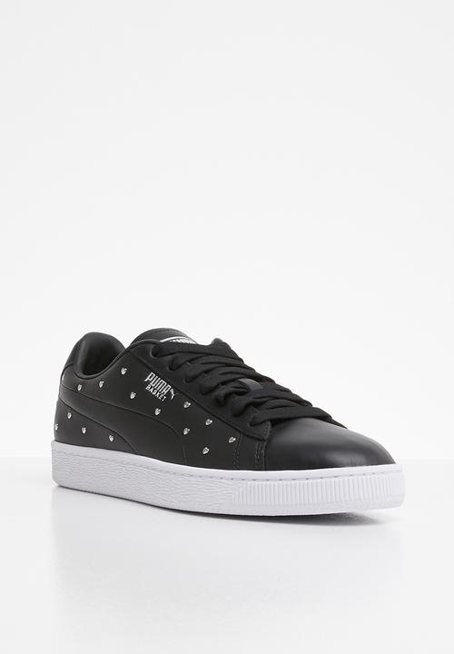 PUMA - Basket Studs - Puma black-Puma silver