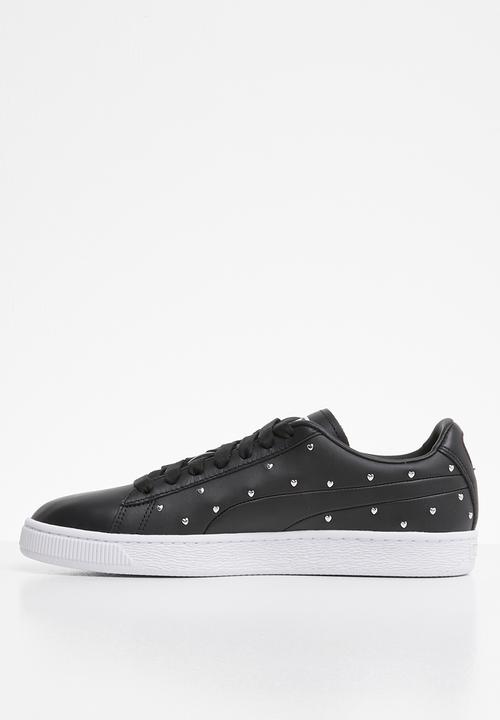 PUMA - Basket Studs - Puma black-Puma silver