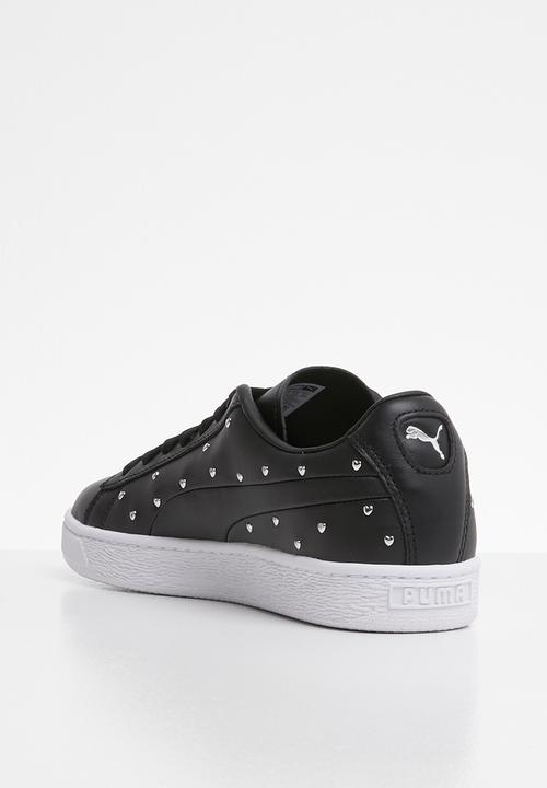 PUMA - Basket Studs - Puma black-Puma silver