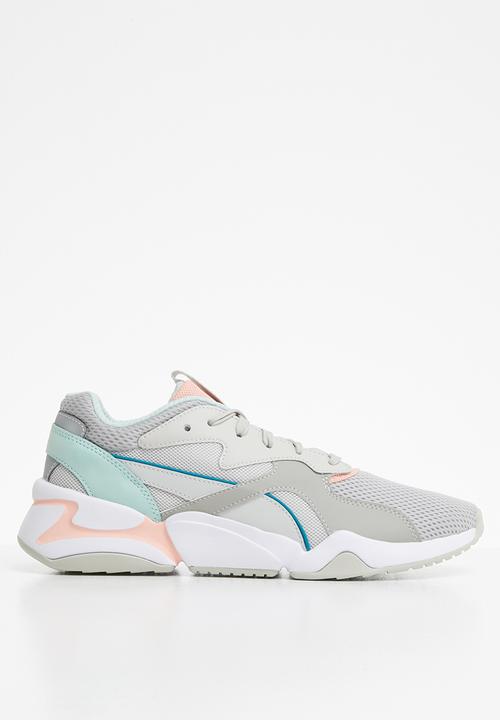 PUMA - Nova Mesh - Gray violet-peach bud