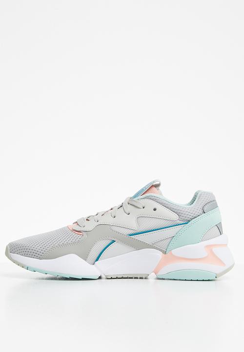 PUMA - Nova Mesh - Gray violet-peach bud