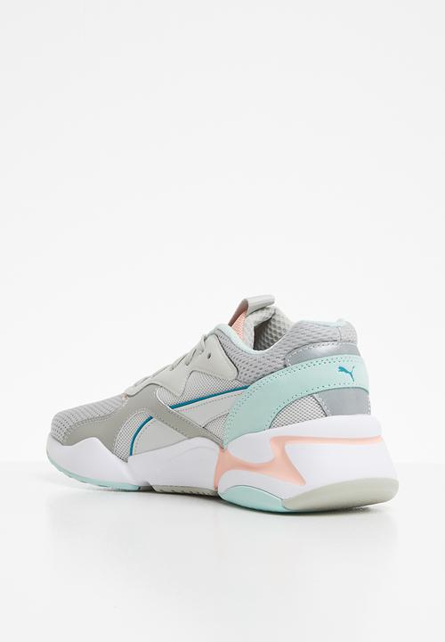PUMA - Nova Mesh - Gray violet-peach bud