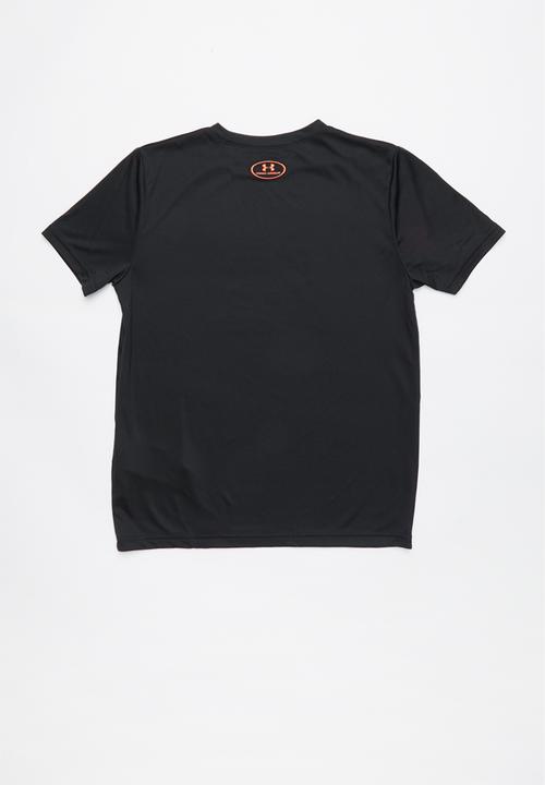 Under Armour - Print fill logo tee - black & orange