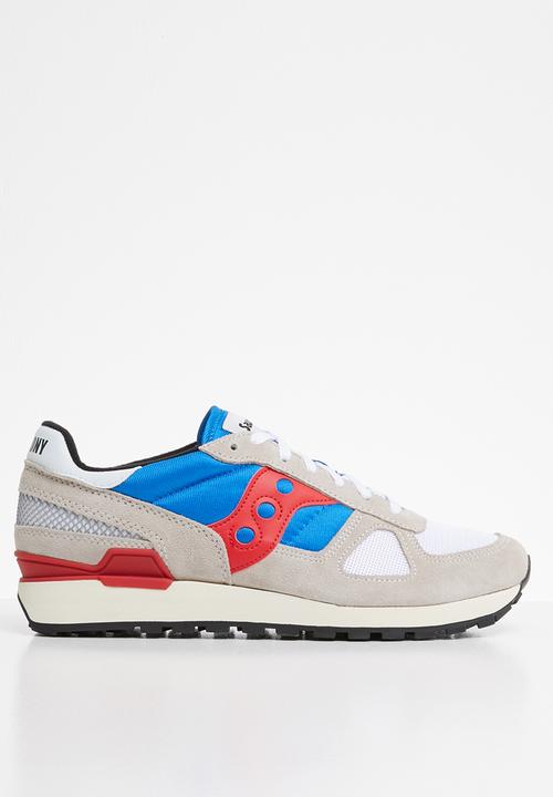 Saucony Originals - Shadow original vintage - grey, blue & red 