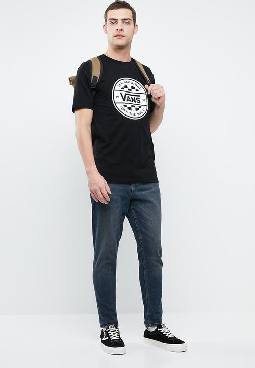 Vans - Vans checker tee - black & white 