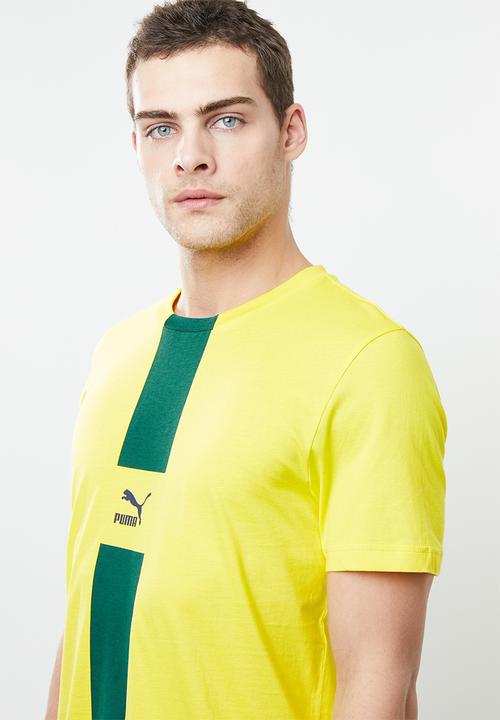 PUMA - Puma xtg tee - yellow & green