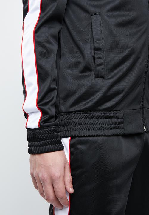 Superbalist - Tricot track bomber - black