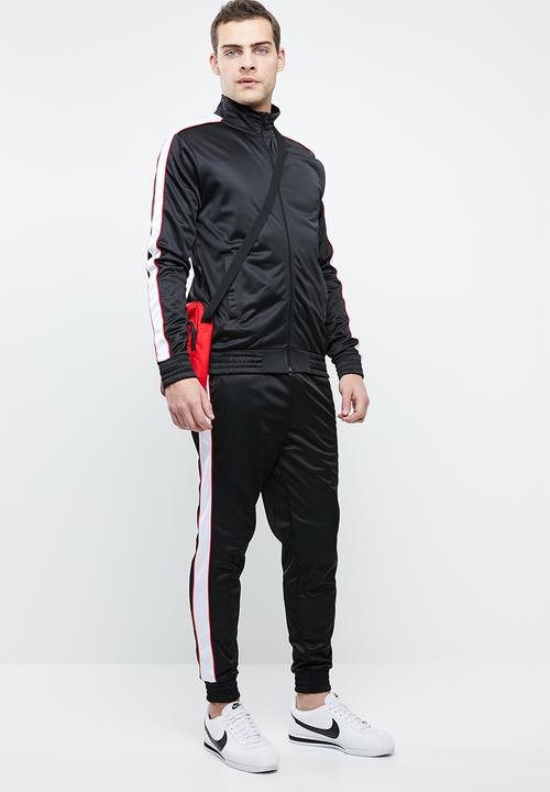 Superbalist - Tricot track bomber - black