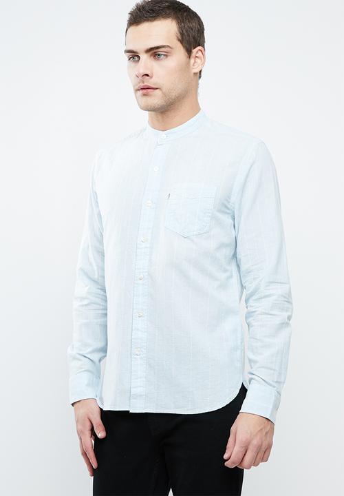 levis mandarin collar shirt