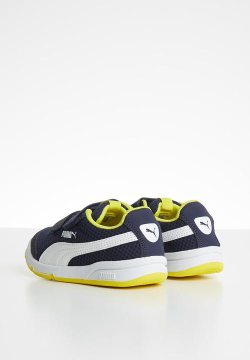 PUMA - Stepfleex 2 mesh v ps - peacoat & yellow