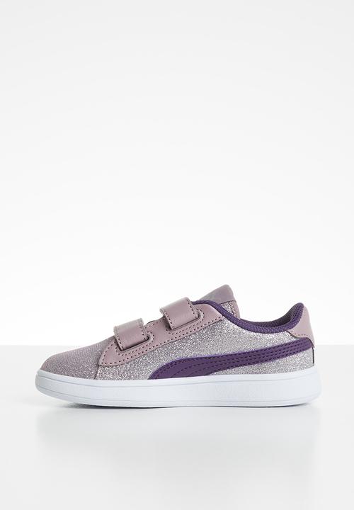 PUMA - Puma smash v2 - elderberry/indigo/silver/white 