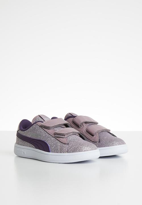 PUMA - Puma smash v2 - elderberry/indigo/silver/white 