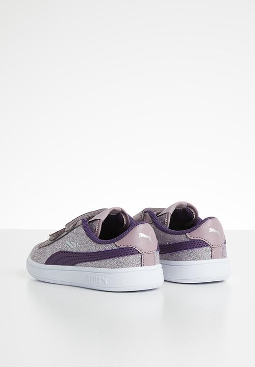 PUMA - Puma smash v2 - elderberry/indigo/silver/white 