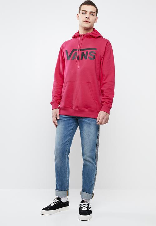 Vans - Vans classic hoodie - pink & black 
