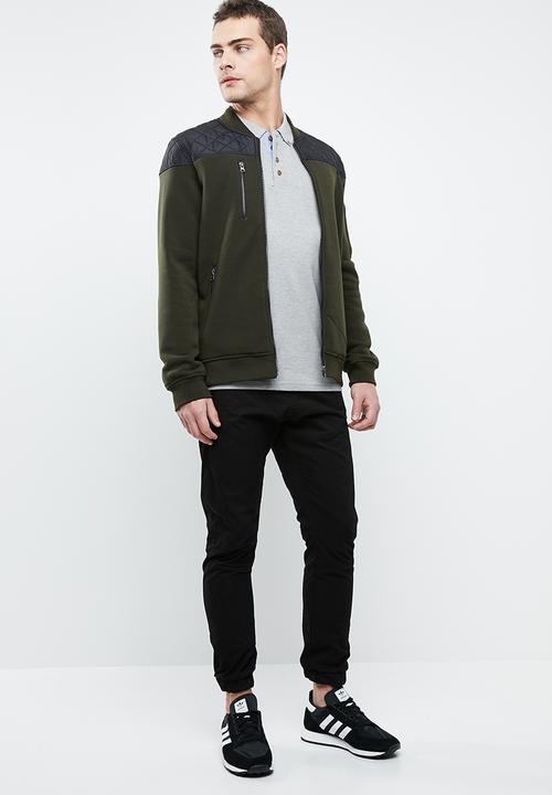 Brave Soul - Pierce sweatshirt - khaki