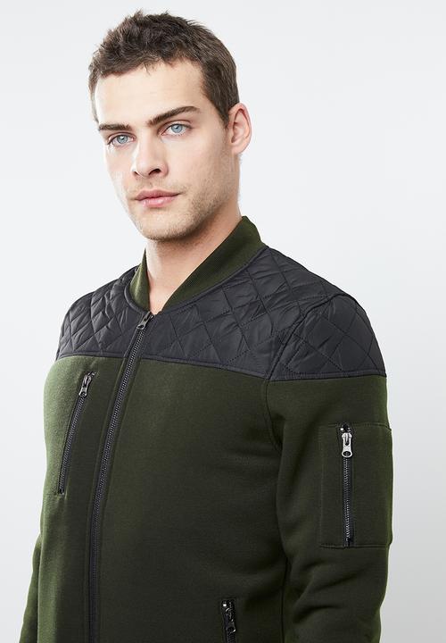 Brave Soul - Pierce sweatshirt - khaki