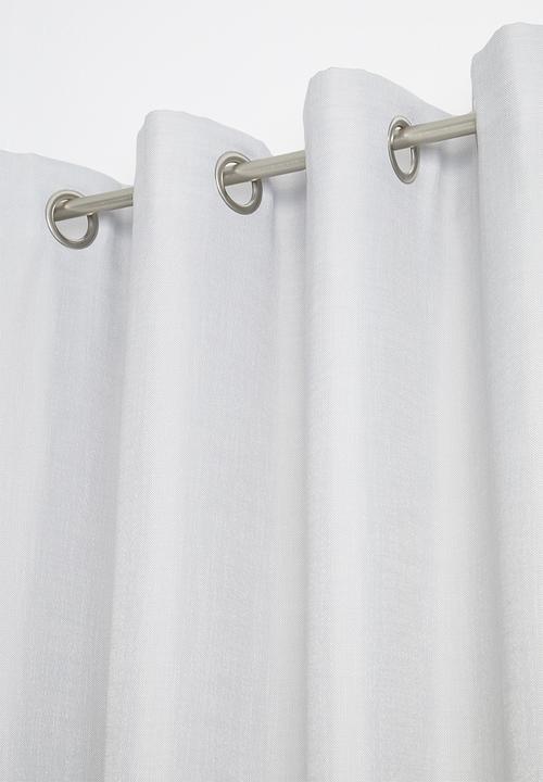 Sixth Floor - Eyelet curtain extra length - grey