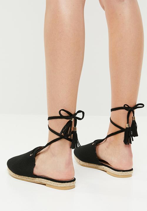 Superbalist - Monica espadrille - black