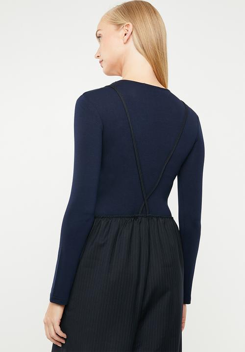 Superbalist - 2 Pack bodysuit - navy & burgundy