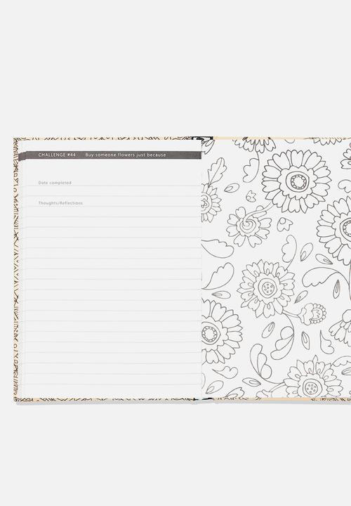 Typo - Activity time journal A5 - beige & black  