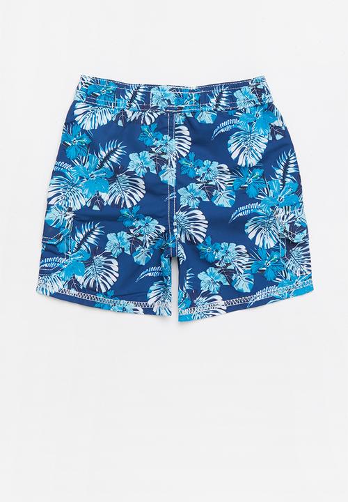 MINOTI - Hibiscus swim shorts - navy