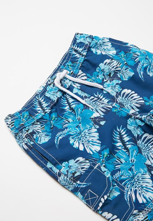 MINOTI - Hibiscus swim shorts - navy