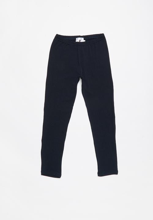 Rebel Republic - Kids 2 pack leggings - grey & navy