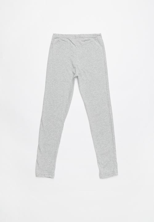 Rebel Republic - Kids 2 pack leggings - grey & navy