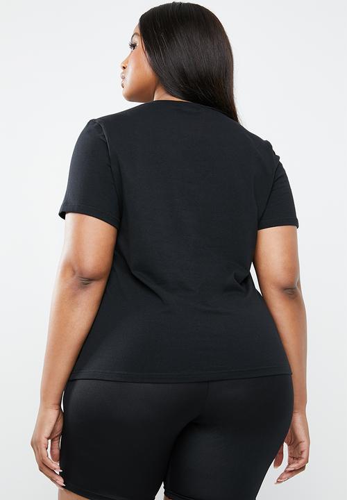 STYLE REPUBLIC PLUS - Criss-cross T-shirt - black