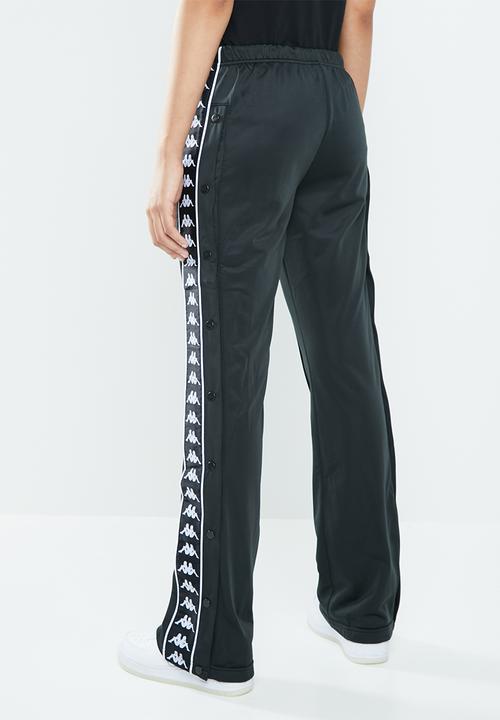 KAPPA - Banda snap pants - black & white
