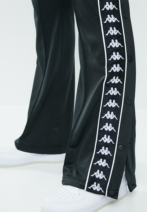 KAPPA - Banda snap pants - black & white
