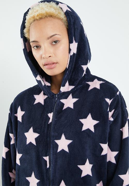 Supré  - Cosy onesie - navy & pink