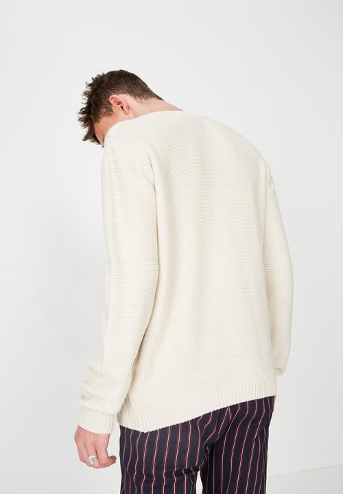 Cotton On - Cable knit sweater - cream