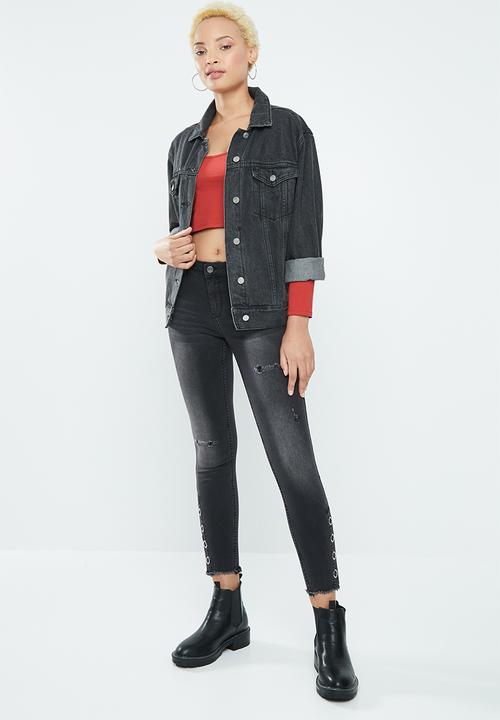 Supré  - Long sleeve tiny tee - red