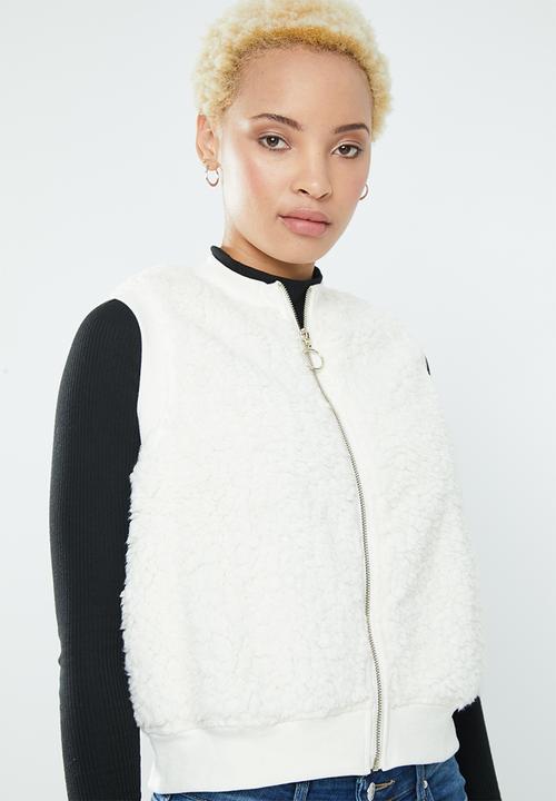 Supré  - Teddy gilet - cream