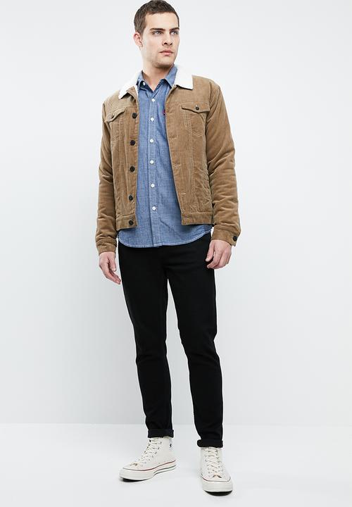Levi’s® - Classic modern western side pieced chambray shirt - blue