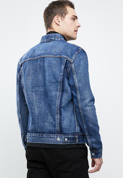 Levi’s® - Inside out trucker jacket - blue