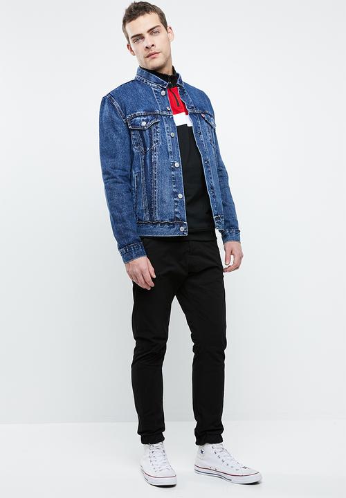 Levi’s® - Inside out trucker jacket - blue
