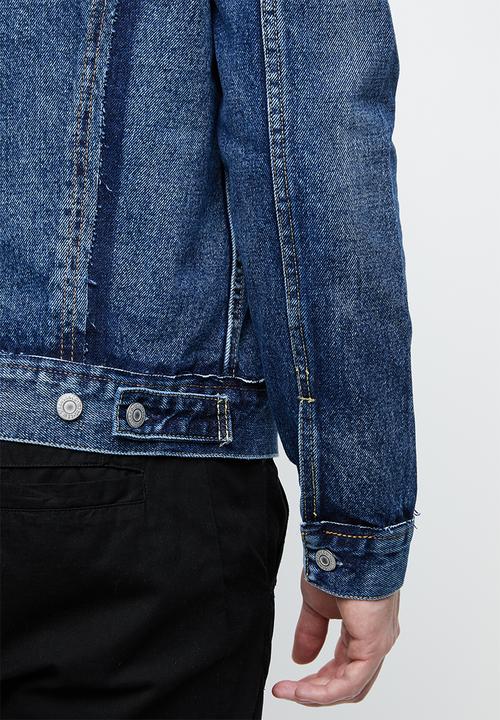 Levi’s® - Inside out trucker jacket - blue
