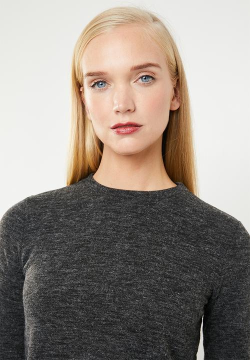 Superbalist - Soft touch sleep set - charcoal 