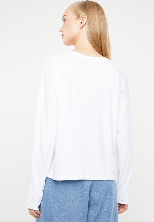 Superbalist - Photographic print boxy tee - white